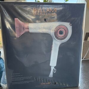 BELLAMI Ion-Air Hair Dryer in White and Rose Gold